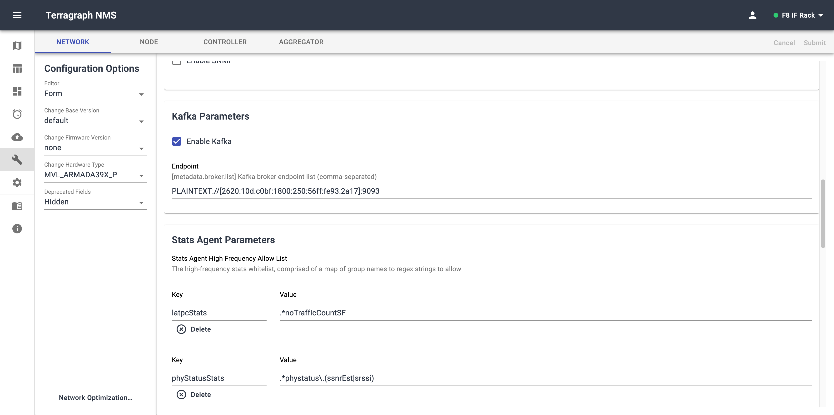 Kafka quicksettings